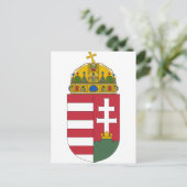 Wappen Ungarns Postkarte (Stehend Vorderseite)
