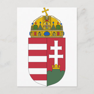 Wappen Ungarns Postkarte