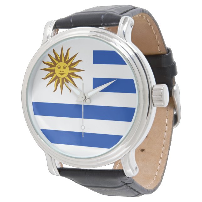 Wappen Uruguays Armbanduhr (Schrägansicht)