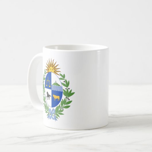 Wappen Uruguays Kaffeetasse (Vorderseite Links)