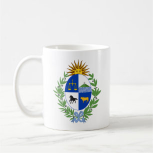 Wappen Uruguays Kaffeetasse