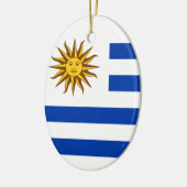 Wappen Uruguays Keramik Ornament (Links)