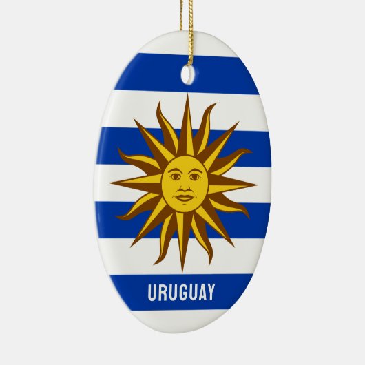 Wappen Uruguays Keramik Ornament (Rechts)