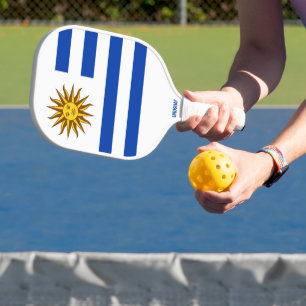 Wappen Uruguays Pickleball Schläger