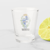 Wappen Uruguays Schnapsglas (Rückseite)