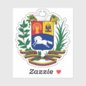 Wappen Venezuelas Aufkleber (Blatt)