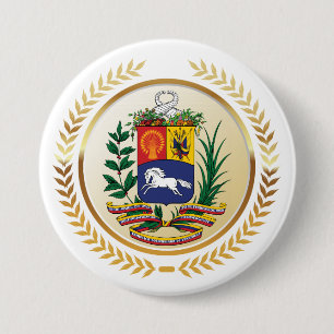 Wappen Venezuelas Button