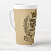 Wappen Veritas Intram Corona Coronam Latet Milchtasse (Linke Ecke)