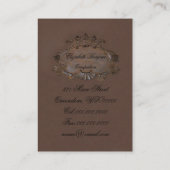 Wappen ~ Visitenkarte / Emblem Royal Crown Large (Rückseite)