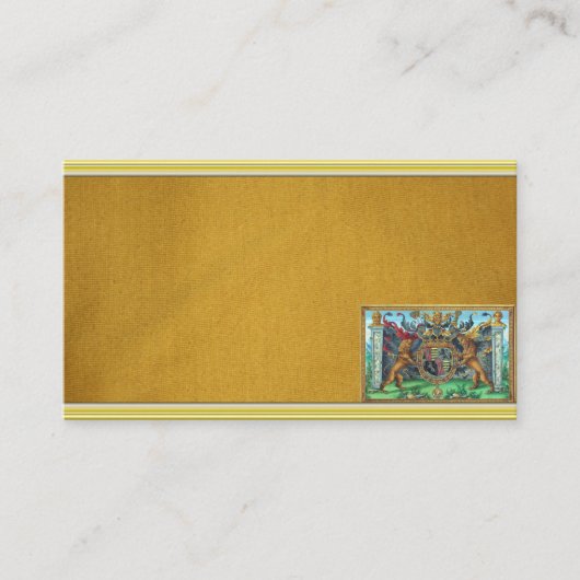 Wappen-Visitenkarte Visitenkarte (Vorderseite)