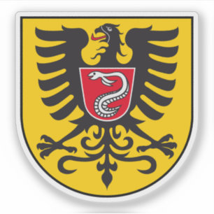 Wappen von Aalen, Deutschland Aufkleber