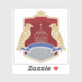 Wappen von Abovyan, Republik Armenien Aufkleber (Blatt)