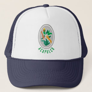 Wappen von Acapulco, Mexiko Truckerkappe