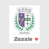 Wappen von Adjuntas, Puerto Rico Aufkleber (Blatt)