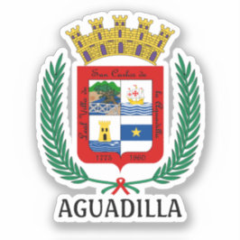 Wappen von Aguadilla, Puerto Rico Aufkleber