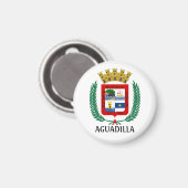 Wappen von Aguadilla, Puerto Rico Magnet (Vorderseite/Rückseite)