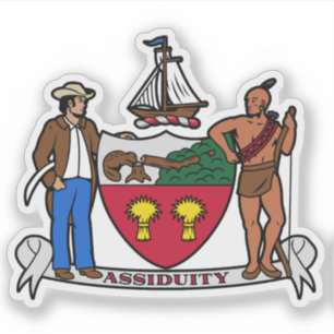 Wappen von Albany, New York Aufkleber