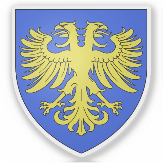 Wappen von Alençon, Orne, Normandie Aufkleber (Vorderseite)