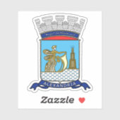 Wappen von Alexandria, Ägypten Aufkleber (Blatt)