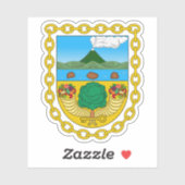 Wappen von Ambato, Ecuador Aufkleber (Blatt)