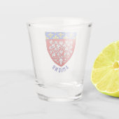 Wappen von Amiens, Frankreich Schnapsglas (Rückseite)