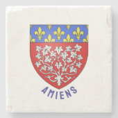 Wappen von Amiens, Frankreich Steinuntersetzer (Vorderseite)