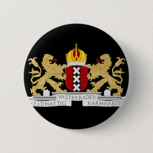 Wappen von Amsterdam Button