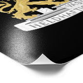 Wappen von Amsterdam Fotodruck (Ecke)