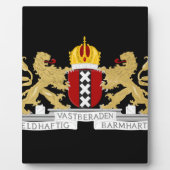 Wappen von Amsterdam Fotoplatte (Vorderseite)