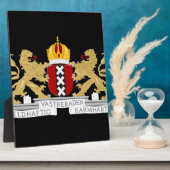 Wappen von Amsterdam Fotoplatte (Seite)