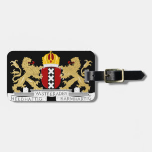 Wappen von Amsterdam Gepäckanhänger