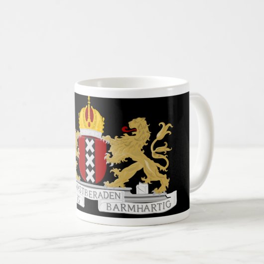 Wappen von Amsterdam Kaffeetasse (VorderseiteRechts)