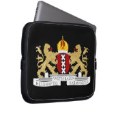 Wappen von Amsterdam Laptopschutzhülle (Vorne Rechts)