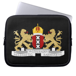 Wappen von Amsterdam Laptopschutzhülle