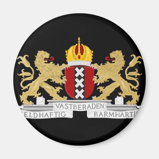 Wappen von Amsterdam Magnet (Vorne)