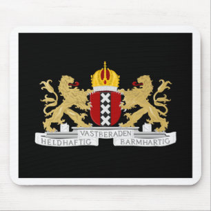 Wappen von Amsterdam Mousepad