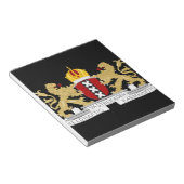 Wappen von Amsterdam Notizblock (angewinkelt)