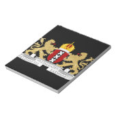 Wappen von Amsterdam Notizblock (Rotiert)
