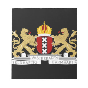 Wappen von Amsterdam Notizblock