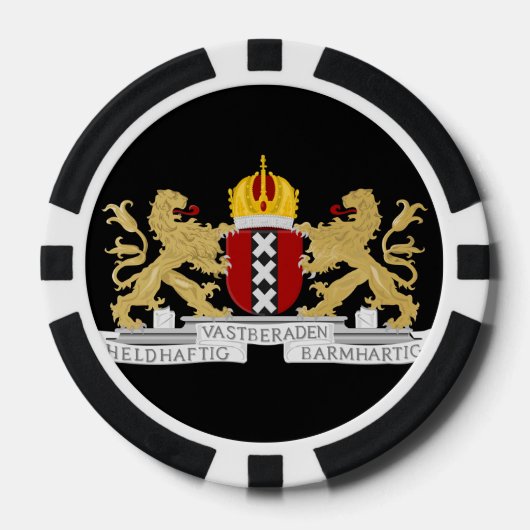 Wappen von Amsterdam Pokerchips (Vorderseite)