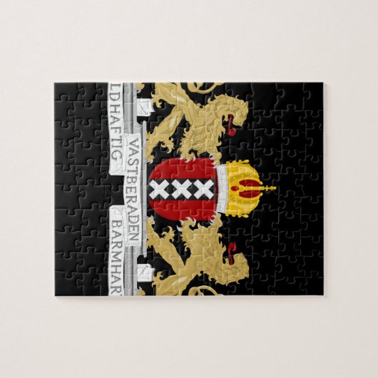 Wappen von Amsterdam Puzzle (Horizontal)
