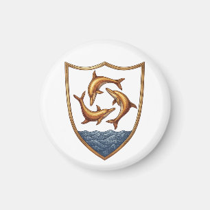 Wappen von Anguilla Landesflagge Symbol  Magnet