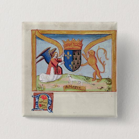 Wappen von Anne von Bretagne 1515 Button (Vorderseite)