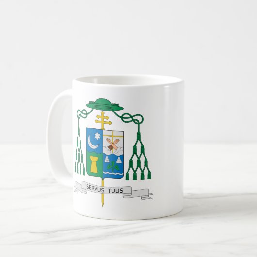 Wappen von Anthony Sablan Apuron Kaffeetasse (Vorderseite Links)