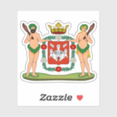 Wappen von Antwerpen, Belgien Aufkleber (Blatt)