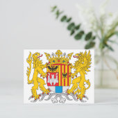 Wappen von Antwerpen Postkarte (Stehend Vorderseite)
