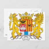 Wappen von Antwerpen Postkarte (Vorne/Hinten)