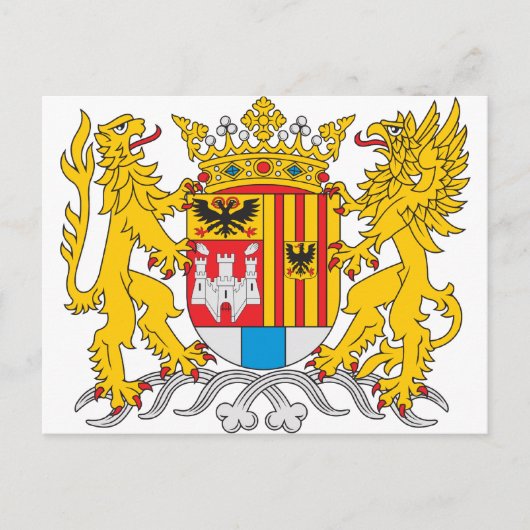Wappen von Antwerpen Postkarte (Vorderseite)