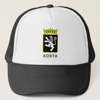 Wappen von Aostatal (Italien) Hut Truckerkappe