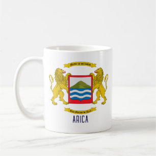 Wappen von Arica, Chile Kaffeetasse